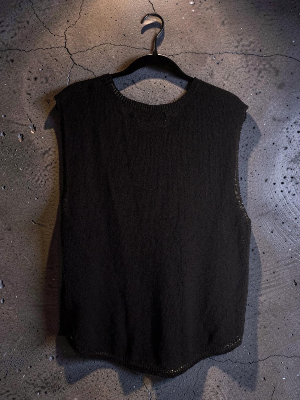 Free People Beach Black Sleeveless Knit Tank